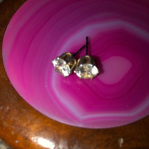 Cubic Zirconia Stud Earrings - Picture 2 of 2